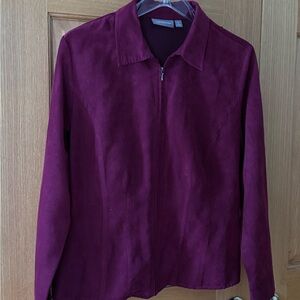 Y2K Croft & Barrow Women's Burgundy Blazer